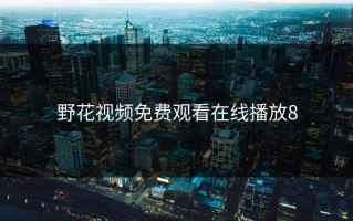 野花视频免费观看在线播放8