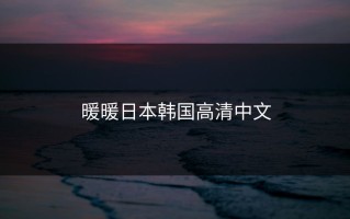 暖暖日本韩国高清中文