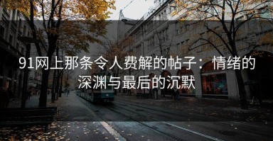 91网上那条令人费解的帖子：情绪的深渊与最后的沉默